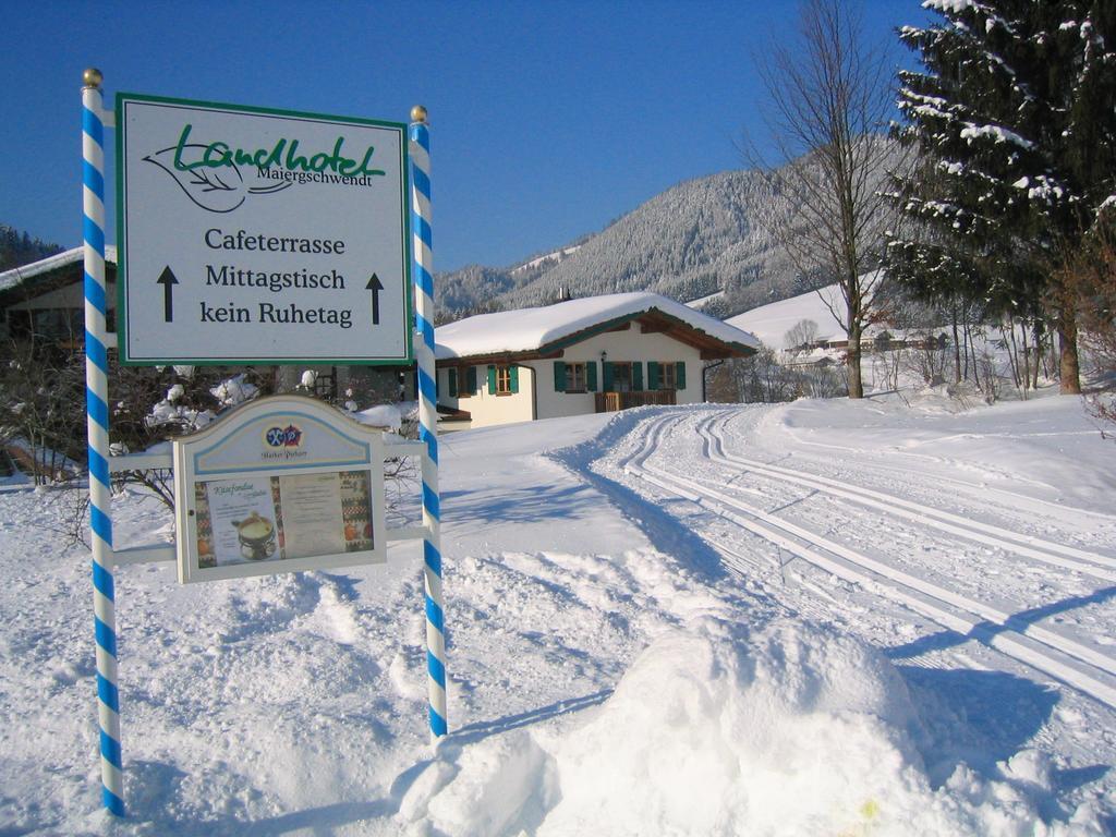 Landhotel Maiergschwendt Ruhpolding Bagian luar foto